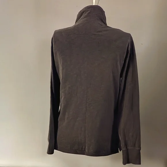 Converse One Star Brown Pullover Upycled with Multicolor Embroidery Size M - Picture 5 of 11